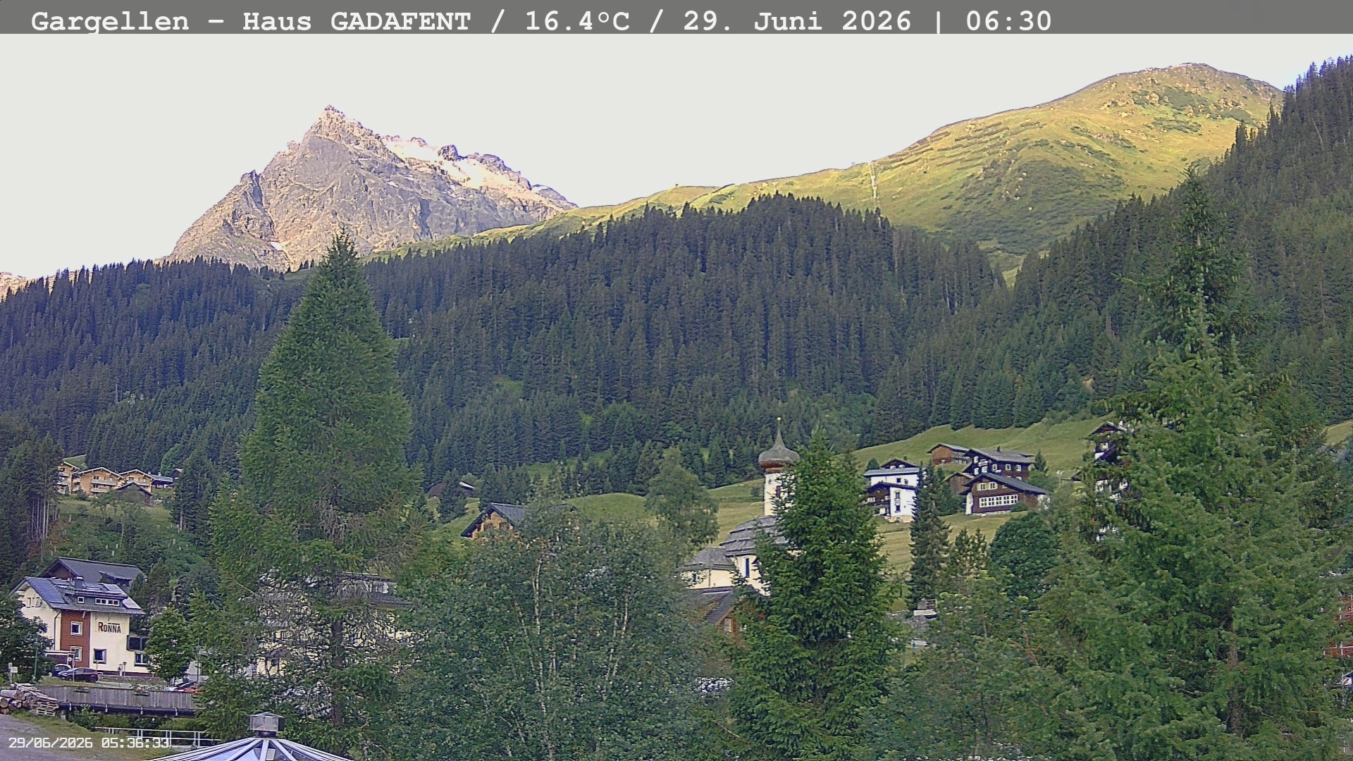 Archiv Foto Webcam Gargellen - Schafberg