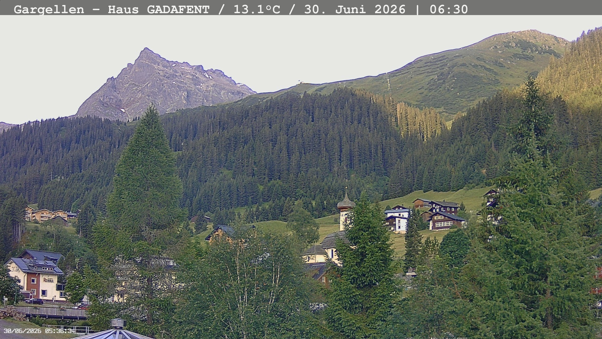 Archiv Foto Webcam Gargellen - Schafberg