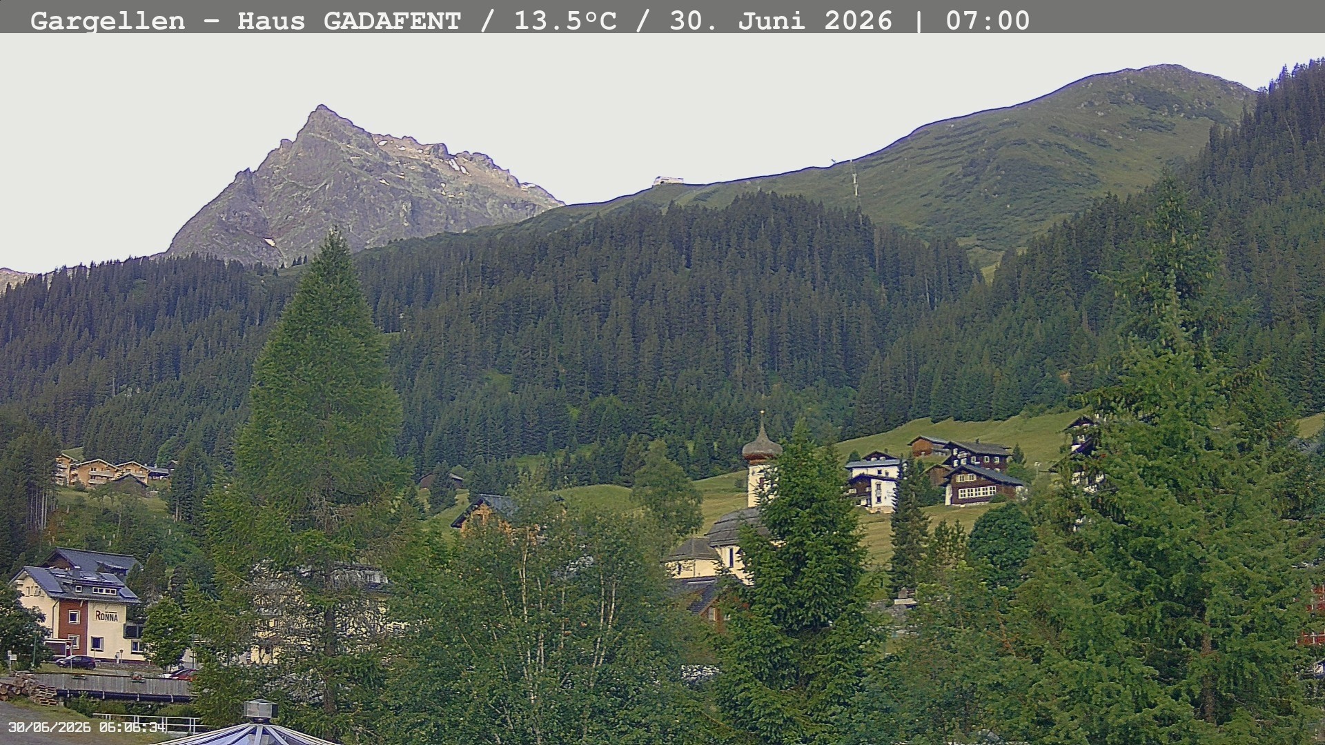 Archiv Foto Webcam Gargellen - Schafberg