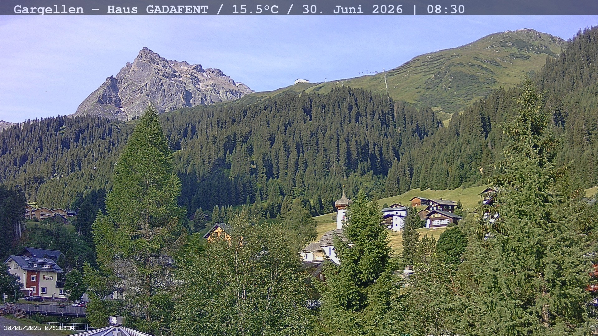 Archiv Foto Webcam Gargellen - Schafberg