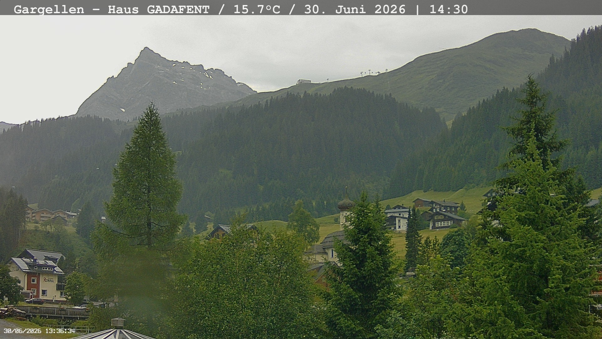 Archiv Foto Webcam Gargellen - Schafberg