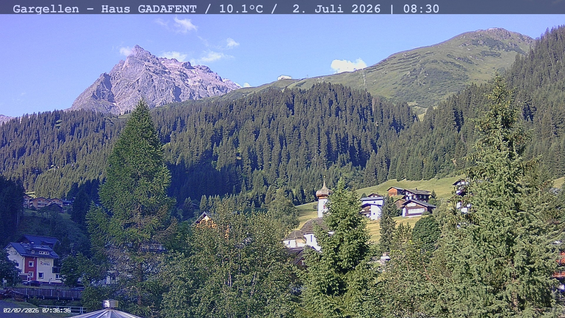 Archived image Webcam Schafberg Gargellen