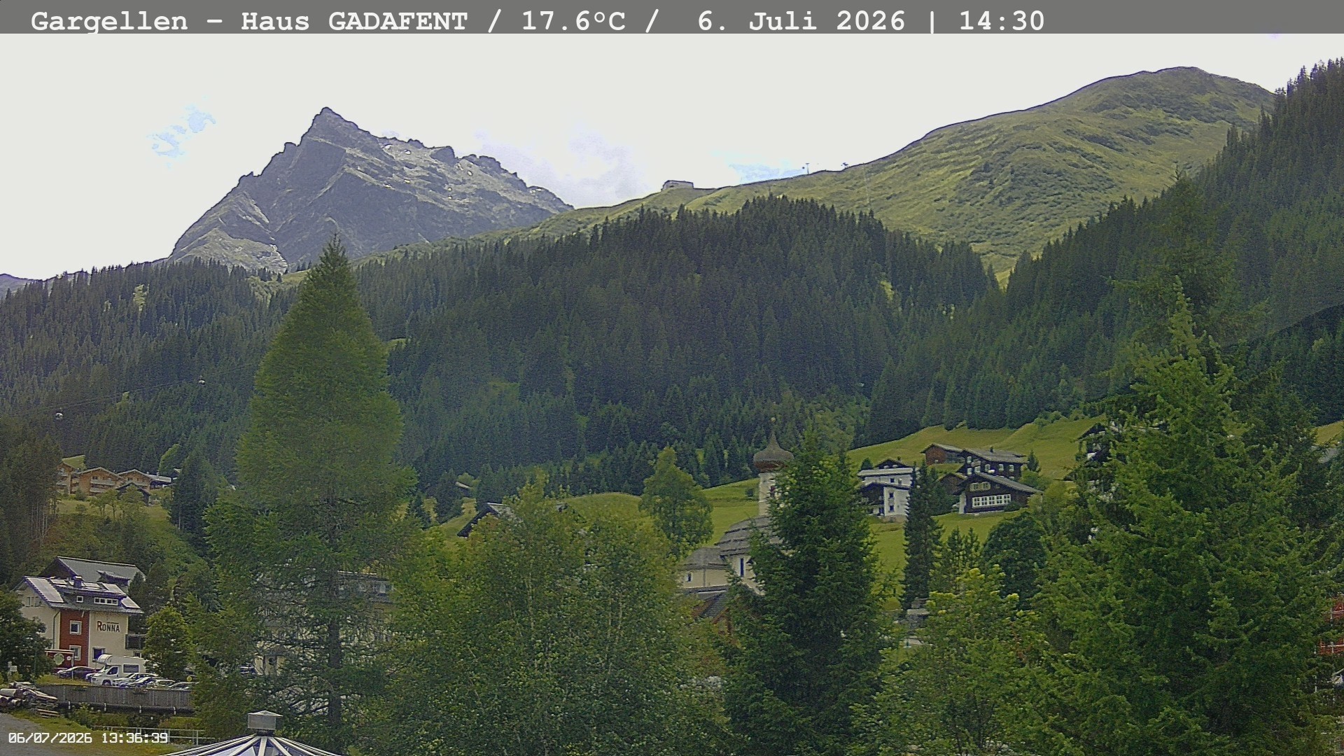 Archived image Webcam Schafberg Gargellen