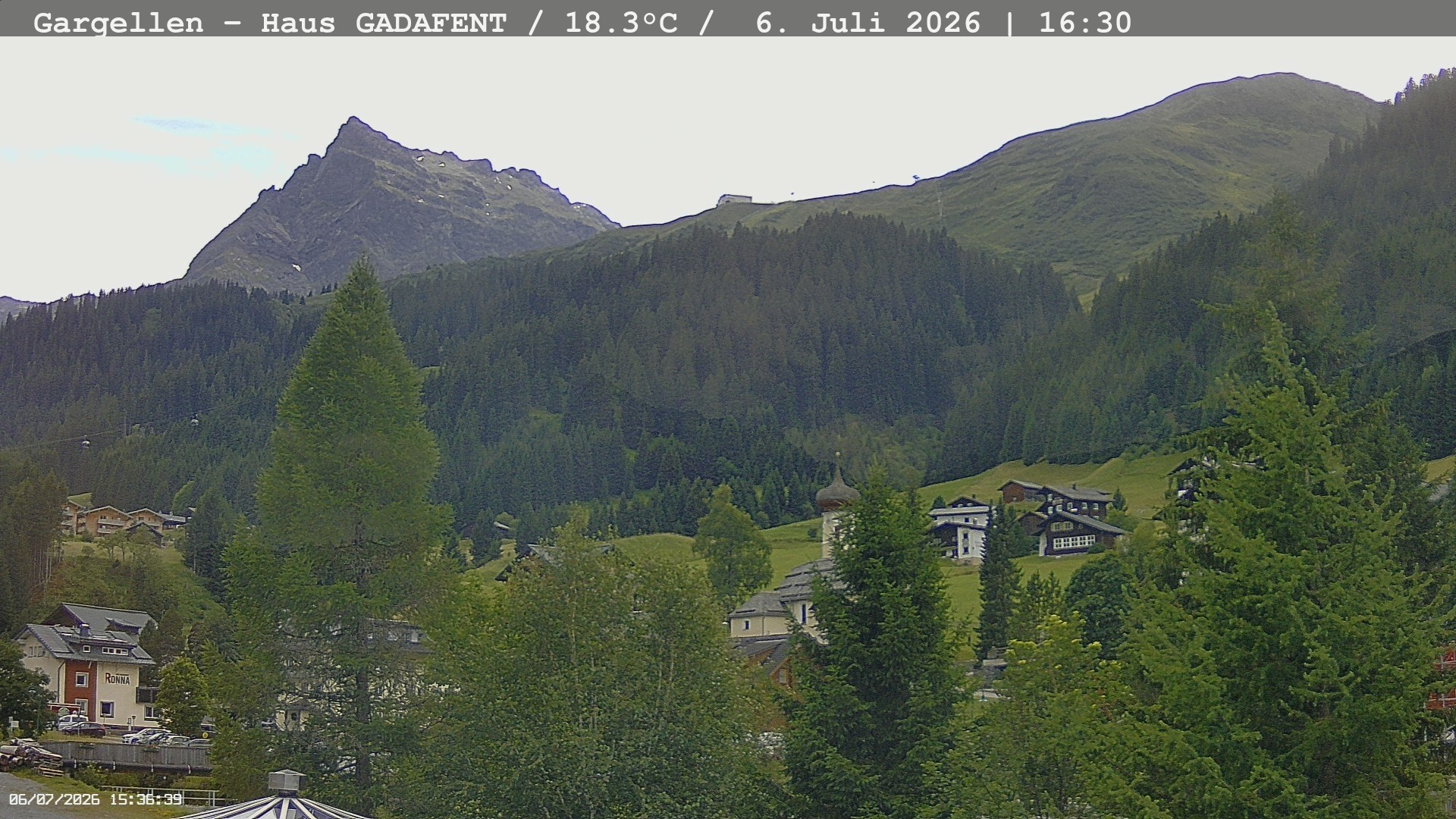 Archived image Webcam Schafberg Gargellen