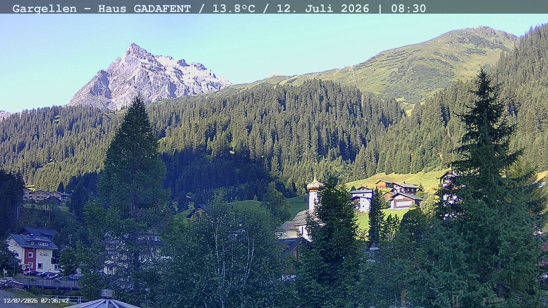 Archived image Webcam Schafberg Gargellen