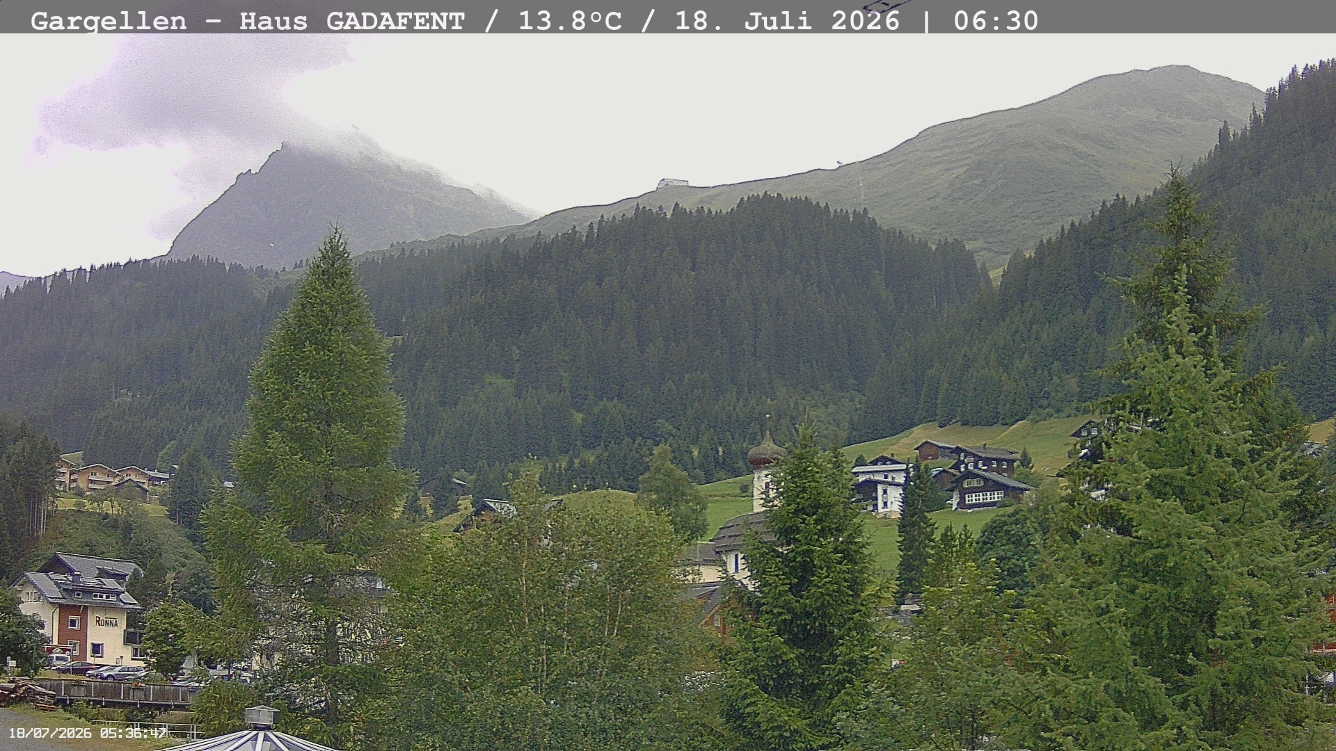 Archiv Foto Webcam Gargellen - Schafberg