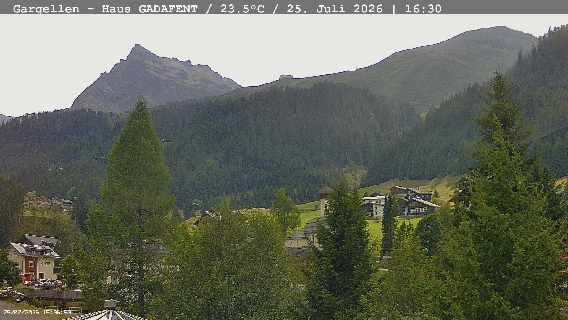 Archiv Foto Webcam Gargellen - Schafberg