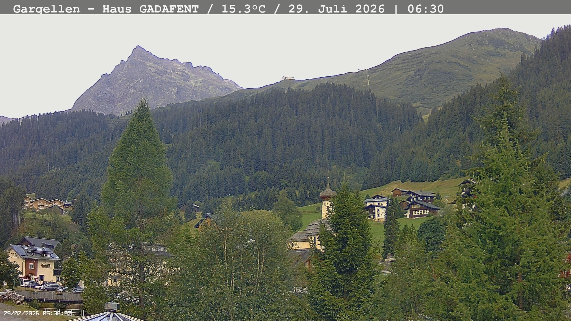 Archiv Foto Webcam Gargellen - Schafberg