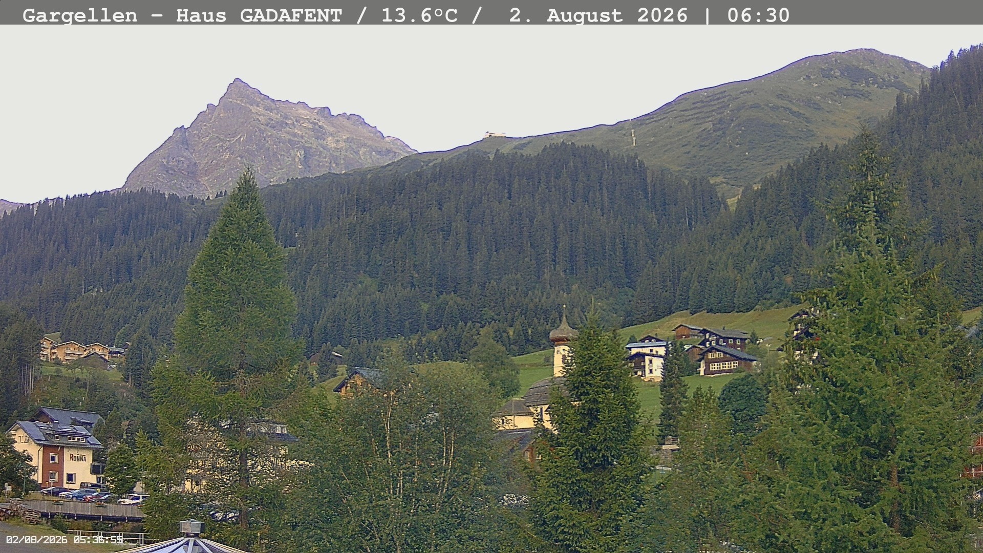 Archiv Foto Webcam Gargellen - Schafberg