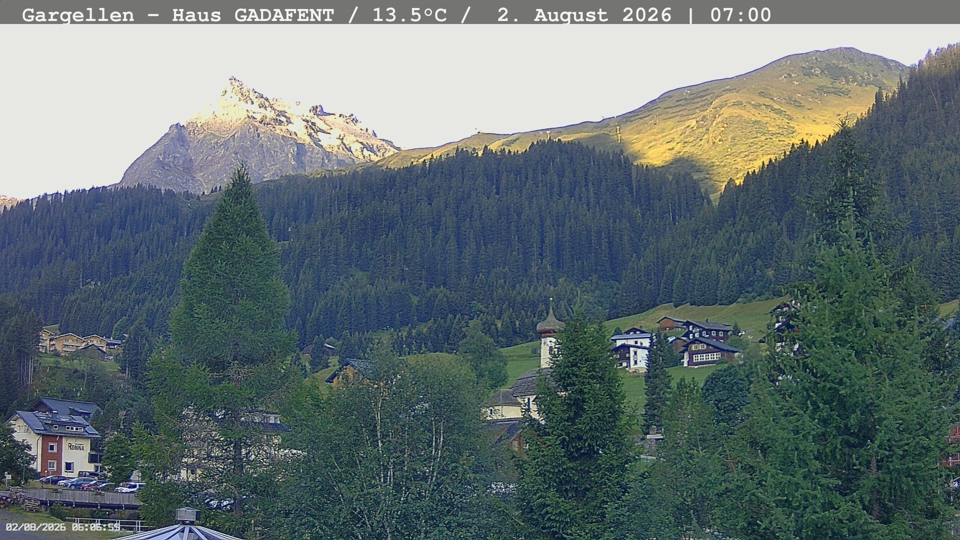 Archiv Foto Webcam Gargellen - Schafberg
