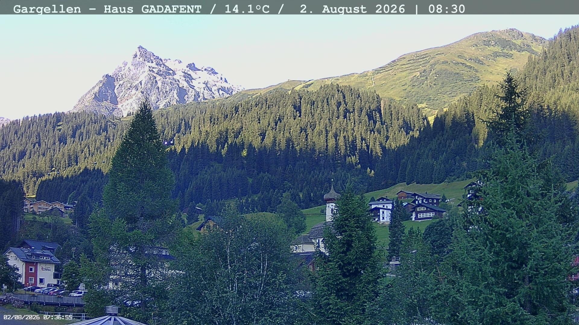 Archiv Foto Webcam Gargellen - Schafberg