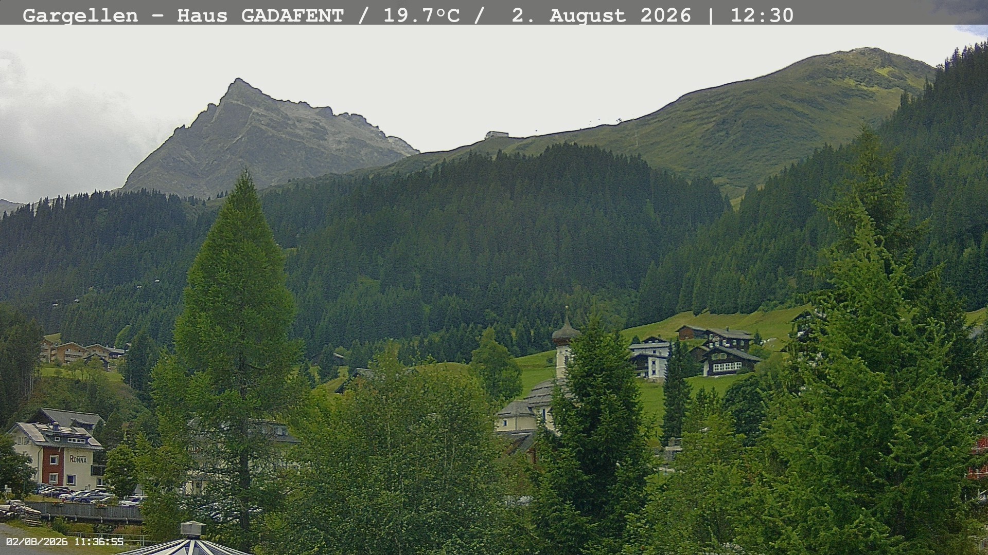 Archiv Foto Webcam Gargellen - Schafberg