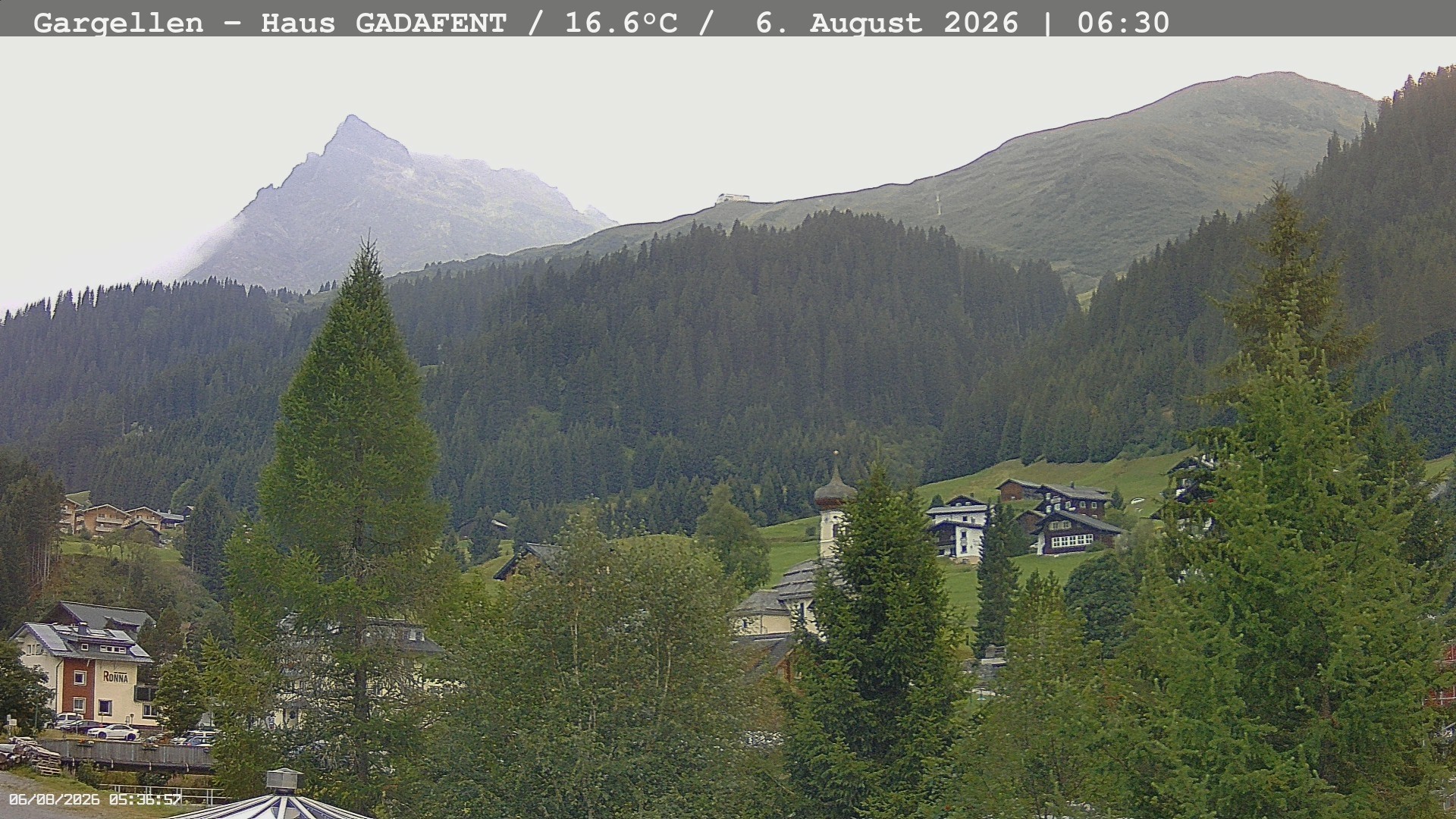 Archived image Webcam Schafberg Gargellen