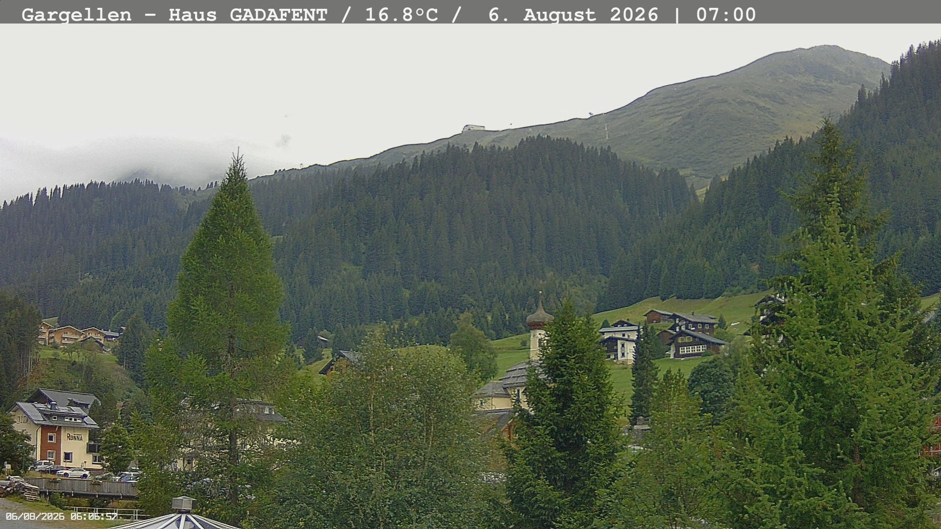 Archived image Webcam Schafberg Gargellen