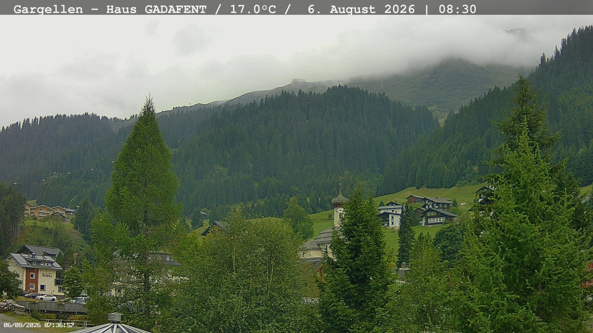 Archived image Webcam Schafberg Gargellen