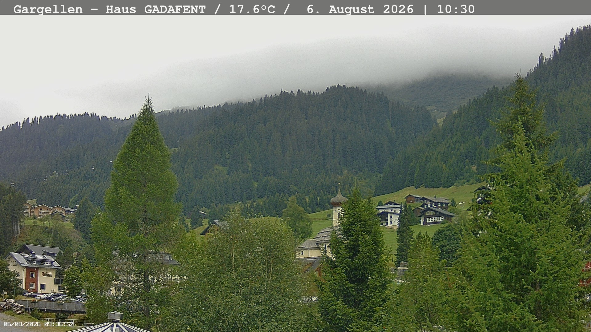 Archived image Webcam Schafberg Gargellen