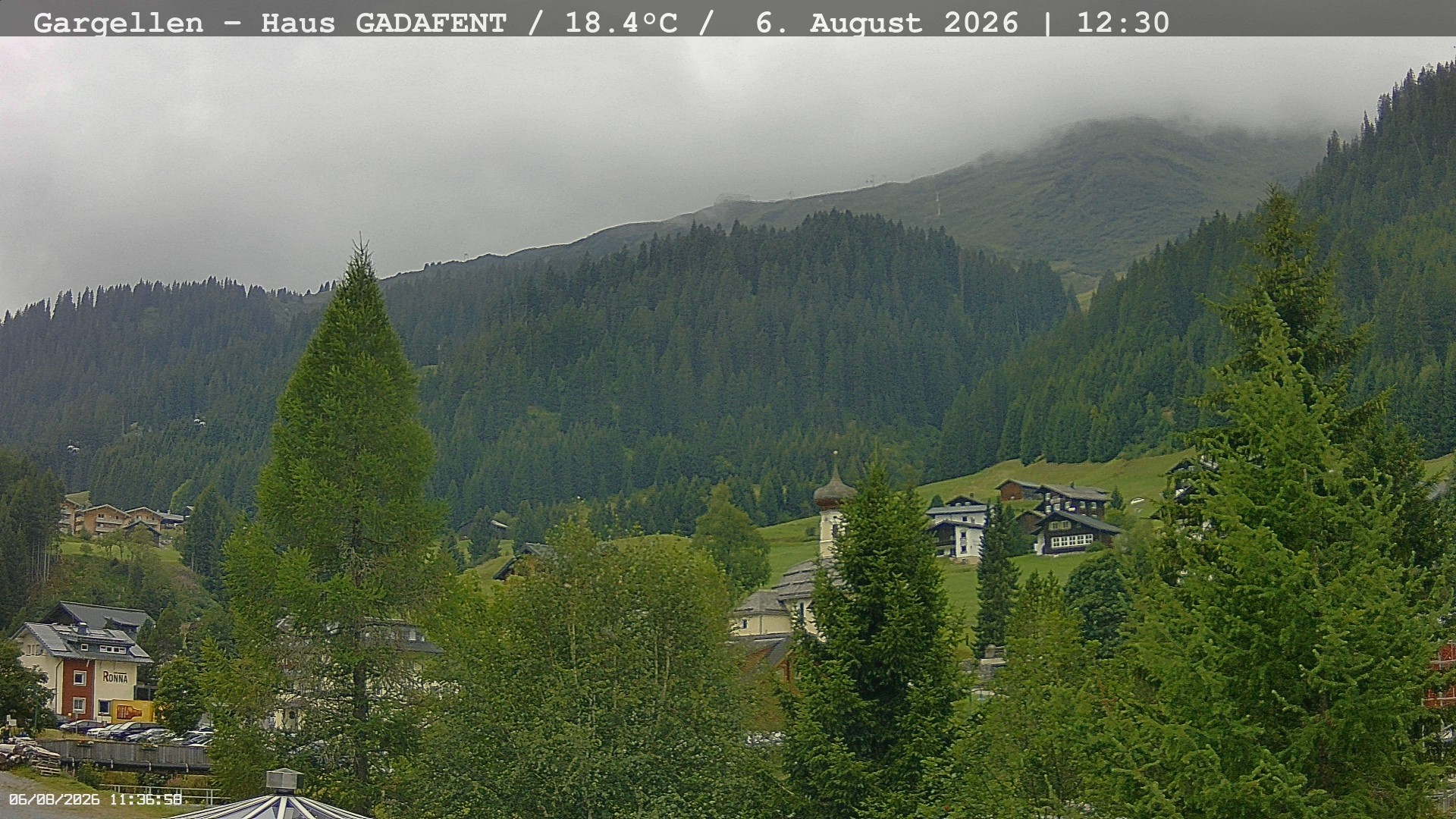 Archiv Foto Webcam Gargellen - Schafberg