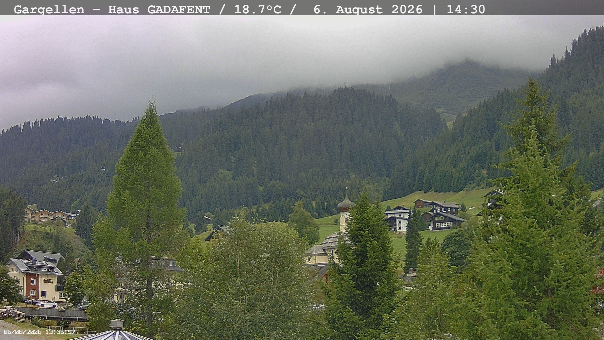 Archiv Foto Webcam Gargellen - Schafberg