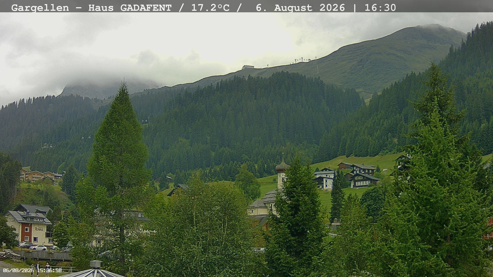 Archiv Foto Webcam Gargellen - Schafberg