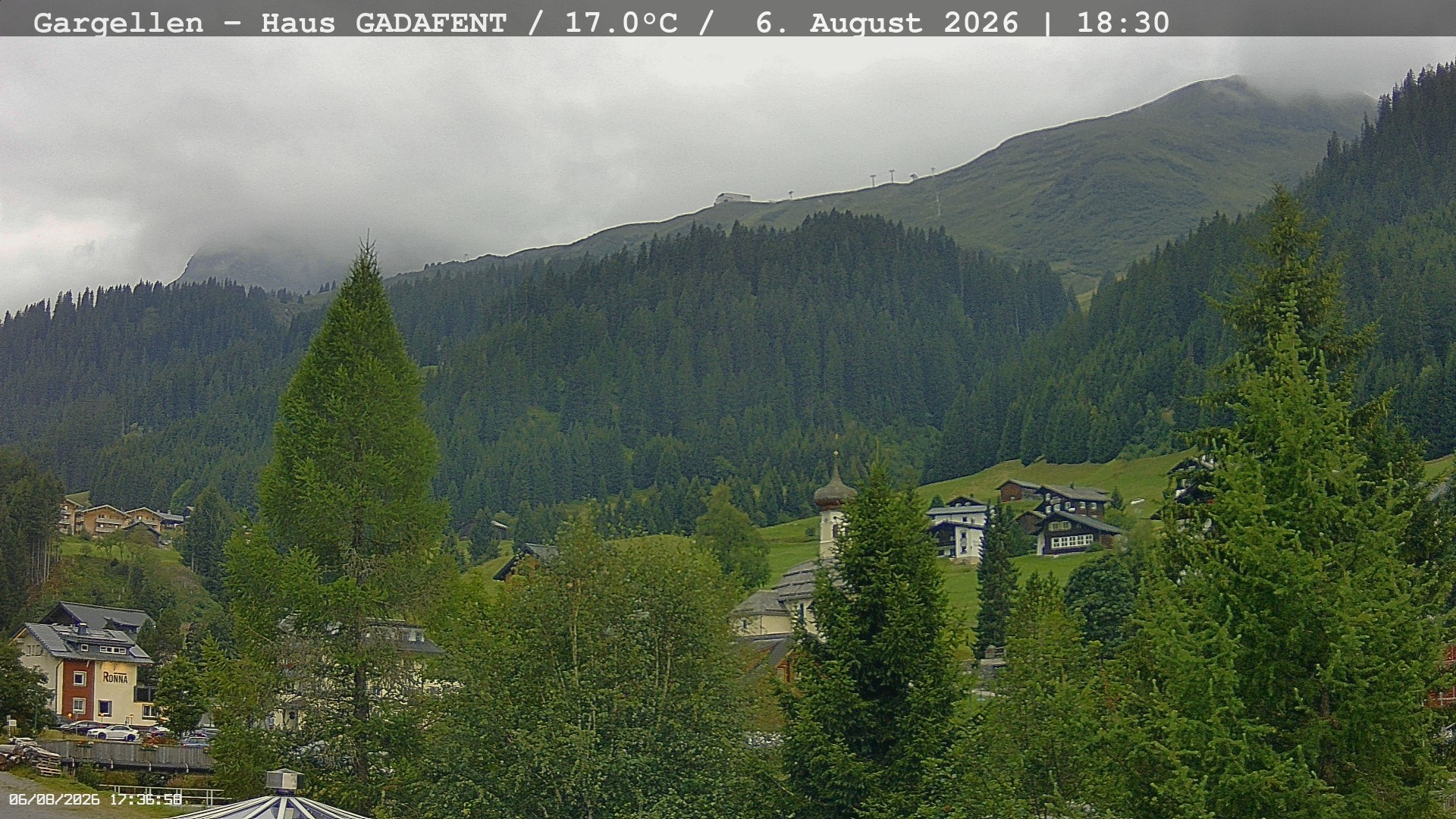 Archiv Foto Webcam Gargellen - Schafberg