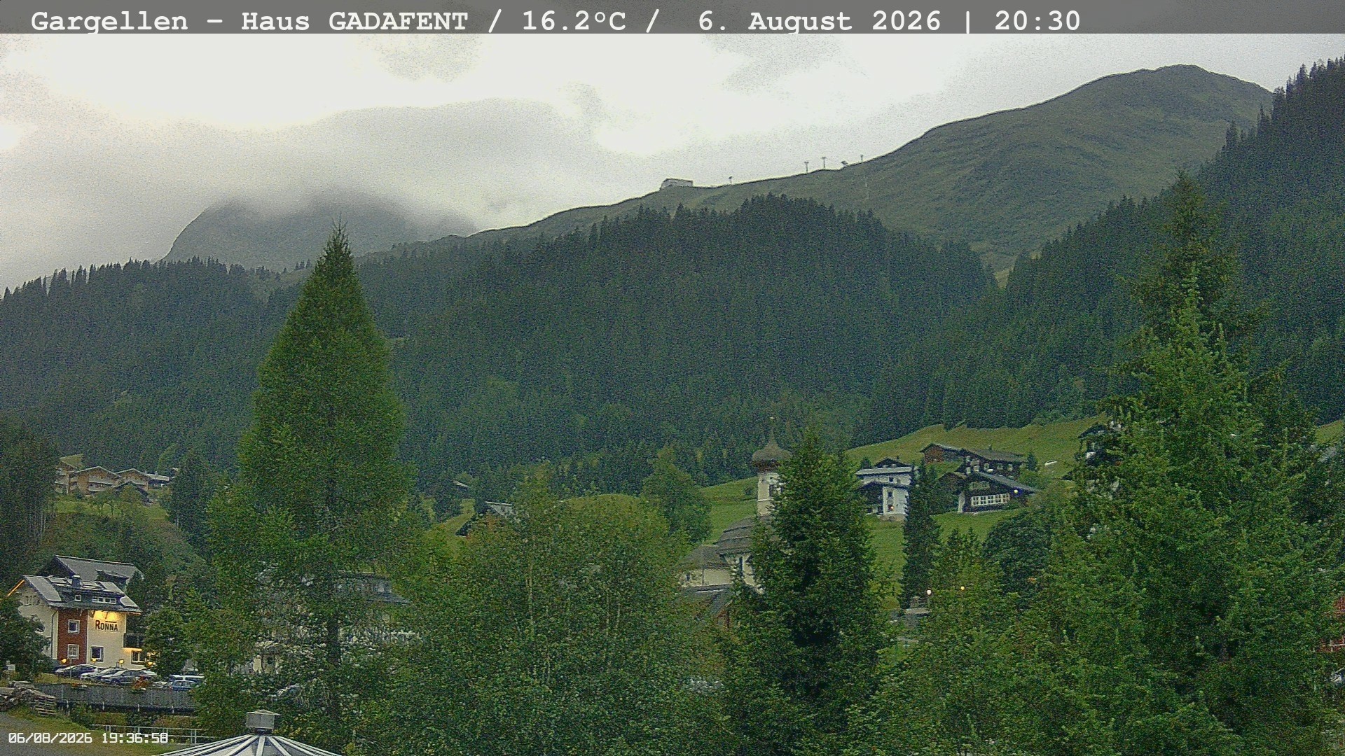 Archiv Foto Webcam Gargellen - Schafberg