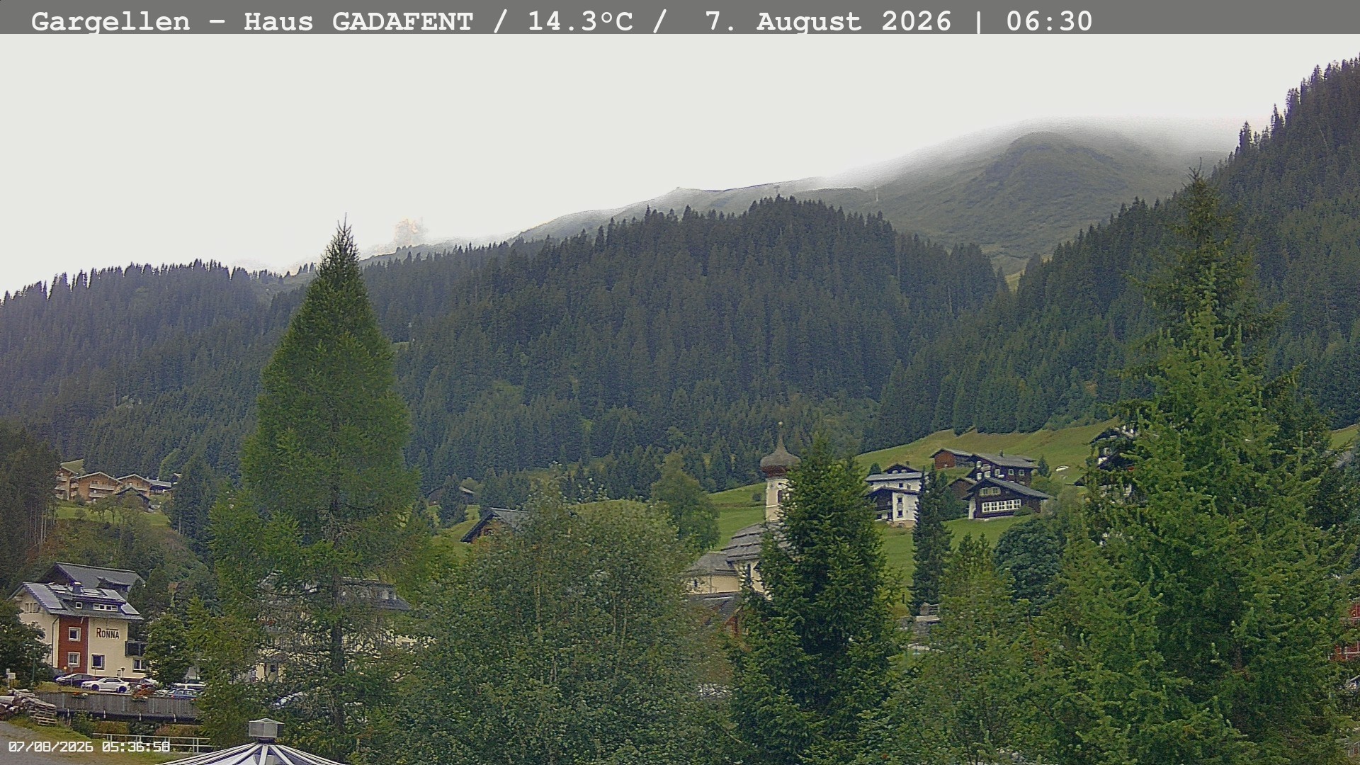 Archiv Foto Webcam Gargellen - Schafberg