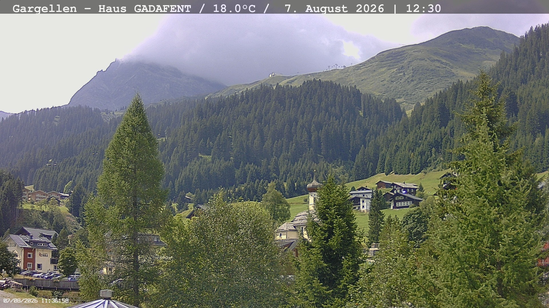 Archiv Foto Webcam Gargellen - Schafberg