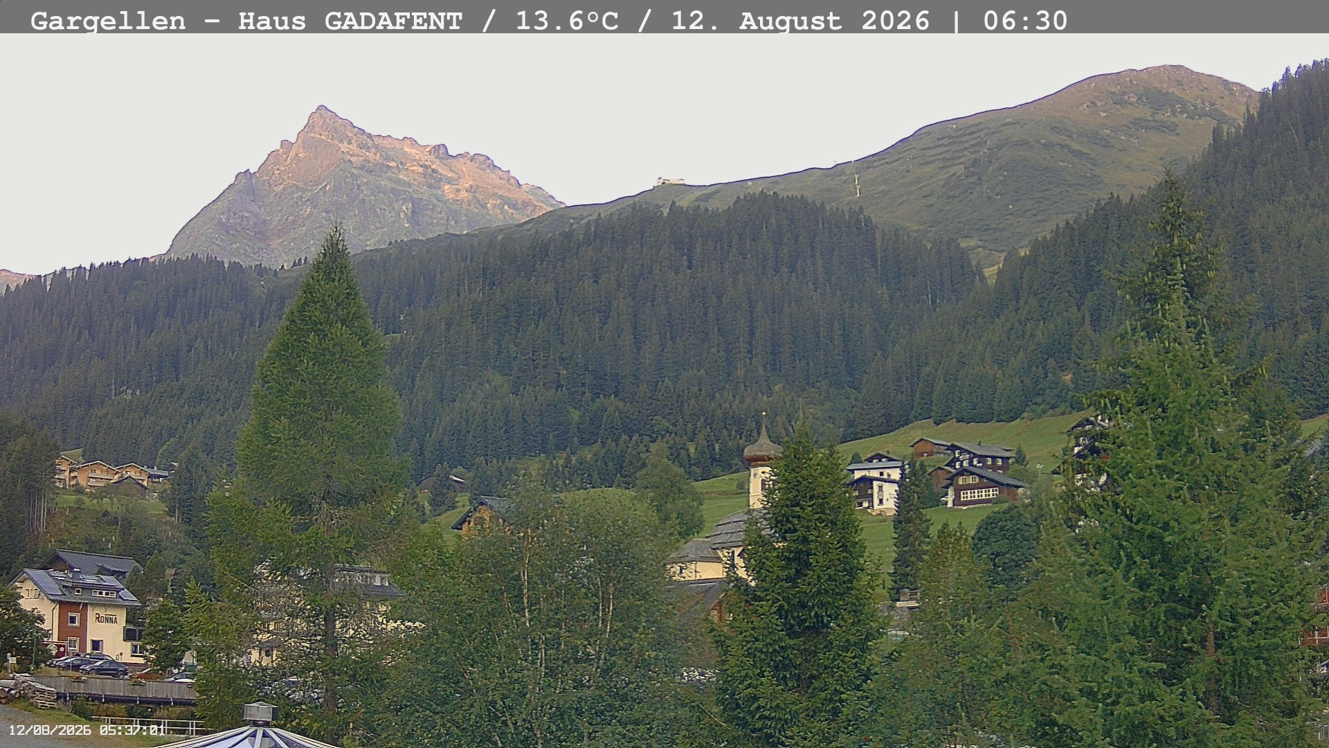 Archiv Foto Webcam Gargellen - Schafberg