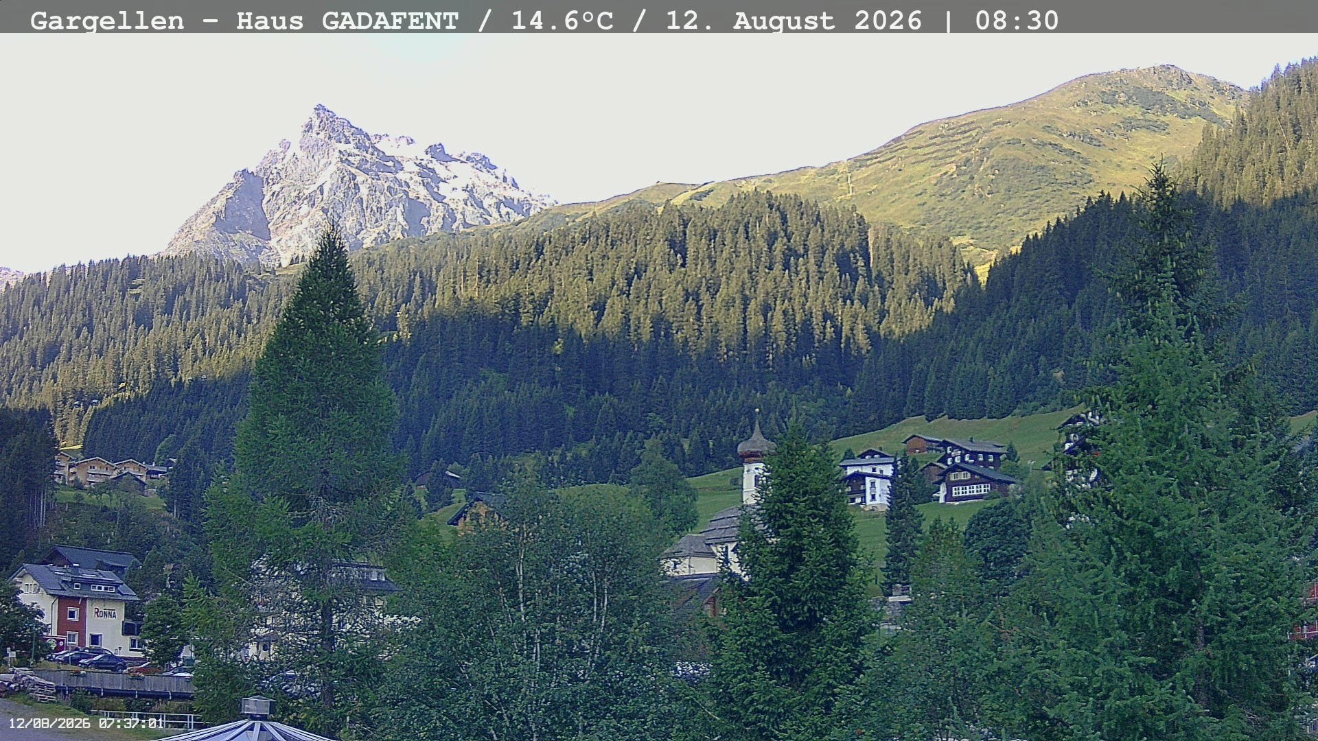 Archiv Foto Webcam Gargellen - Schafberg