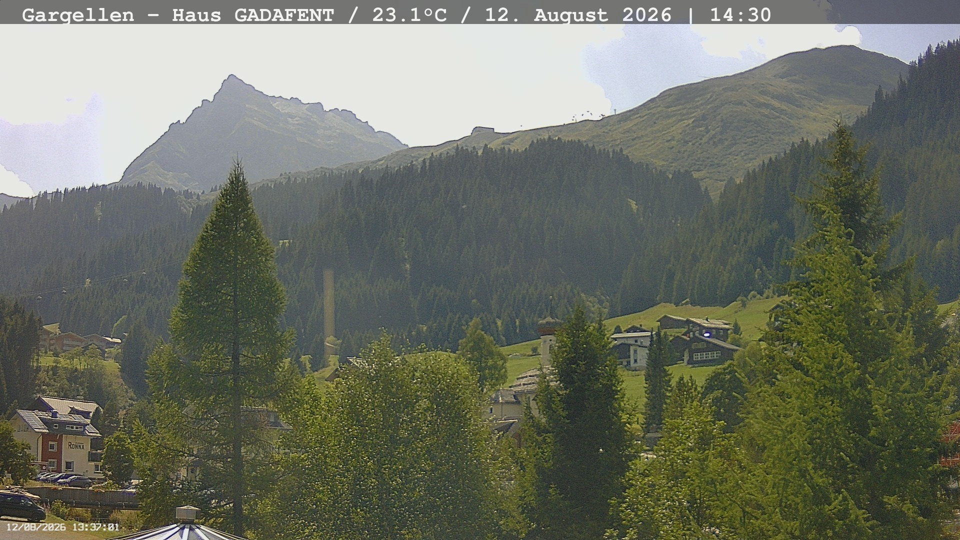 Archiv Foto Webcam Gargellen - Schafberg