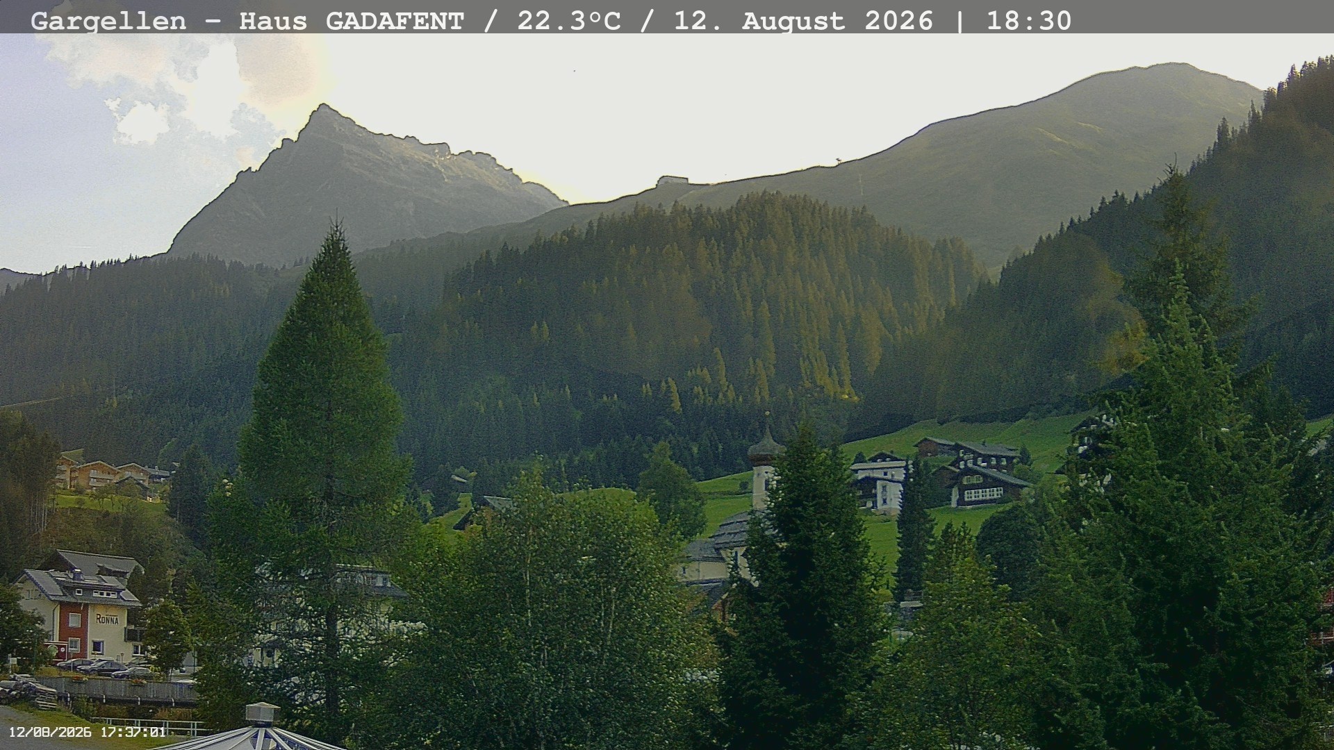Archiv Foto Webcam Gargellen - Schafberg