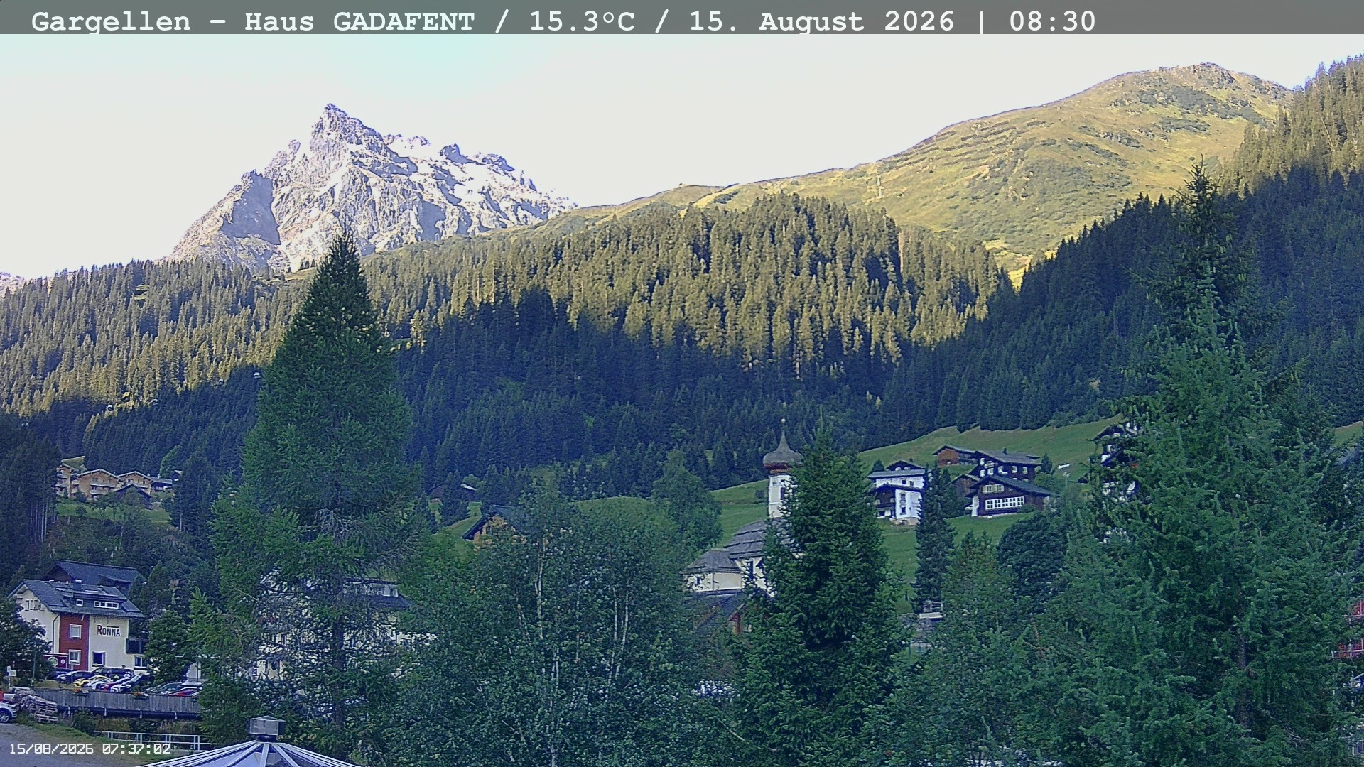 Archiv Foto Webcam Gargellen - Schafberg