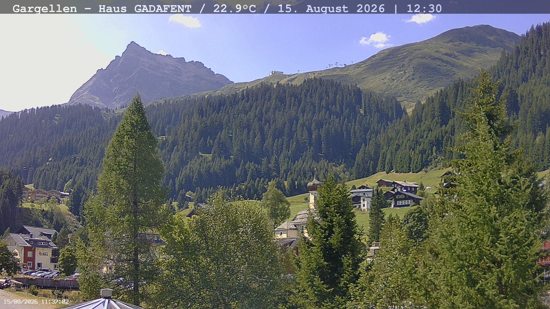 Archived image Webcam Schafberg Gargellen