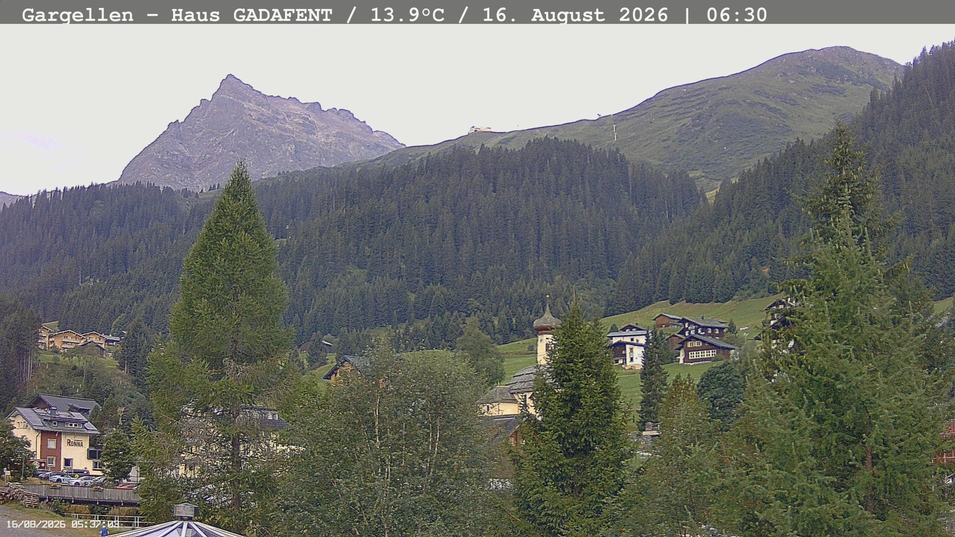 Archived image Webcam Schafberg Gargellen