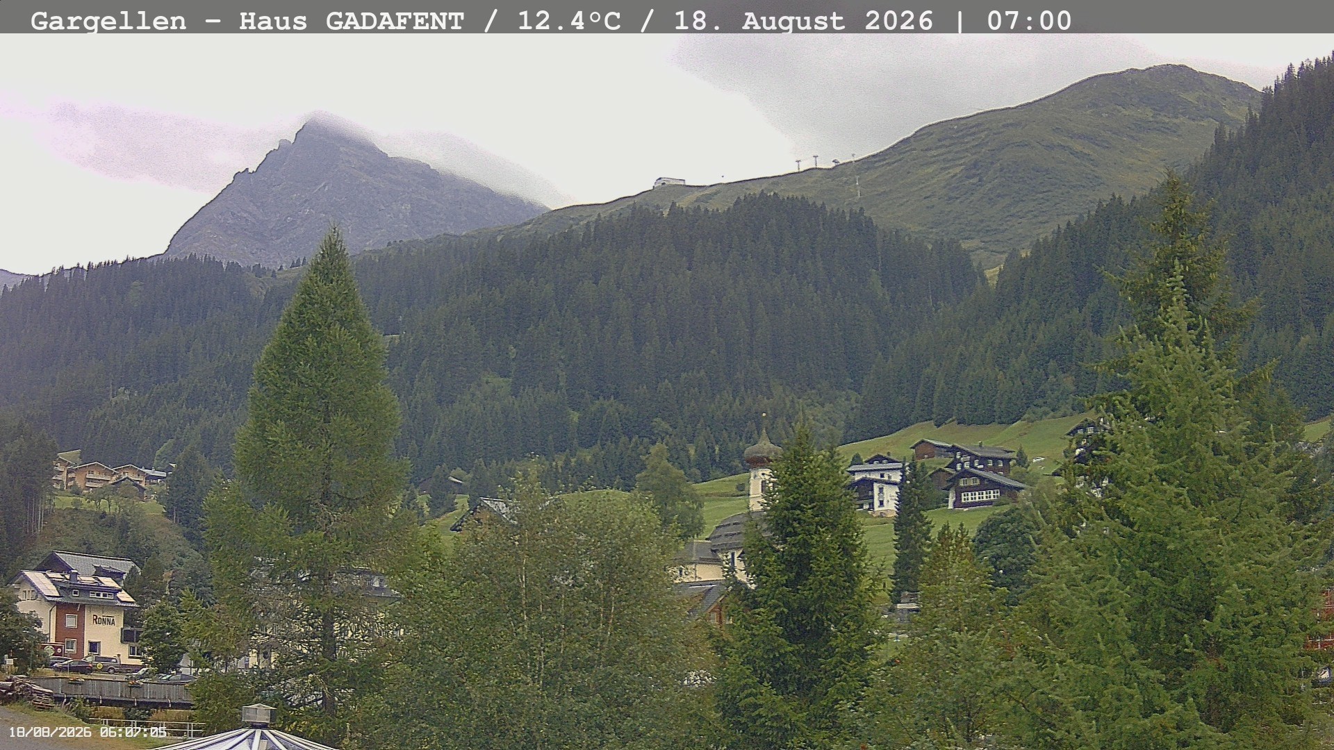 Archiv Foto Webcam Gargellen - Schafberg