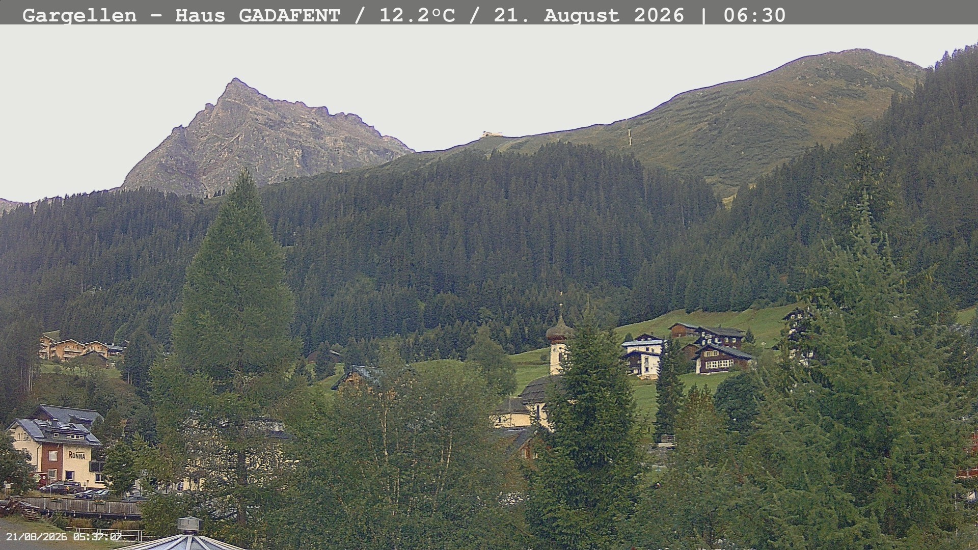 Archiv Foto Webcam Gargellen - Schafberg
