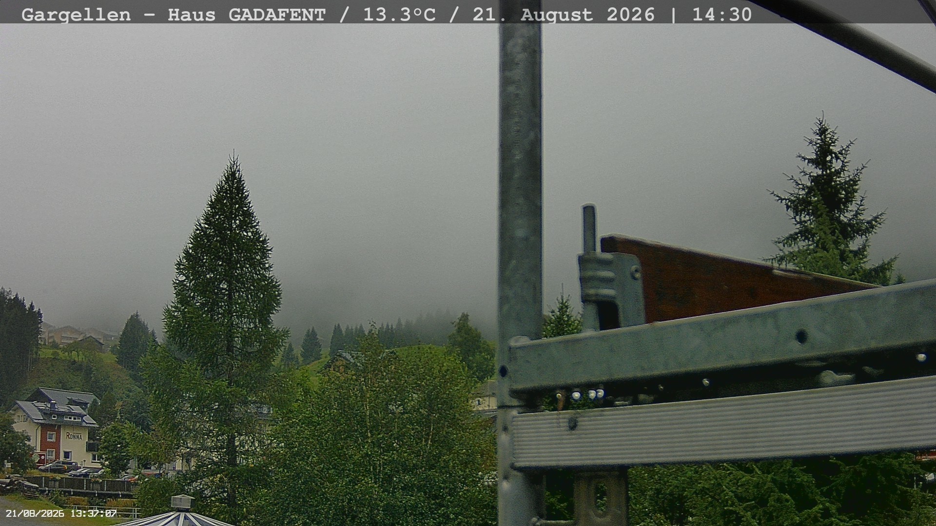 Archiv Foto Webcam Gargellen - Schafberg