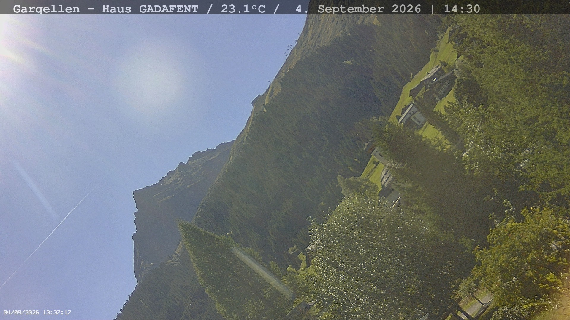 Archiv Foto Webcam Gargellen - Schafberg