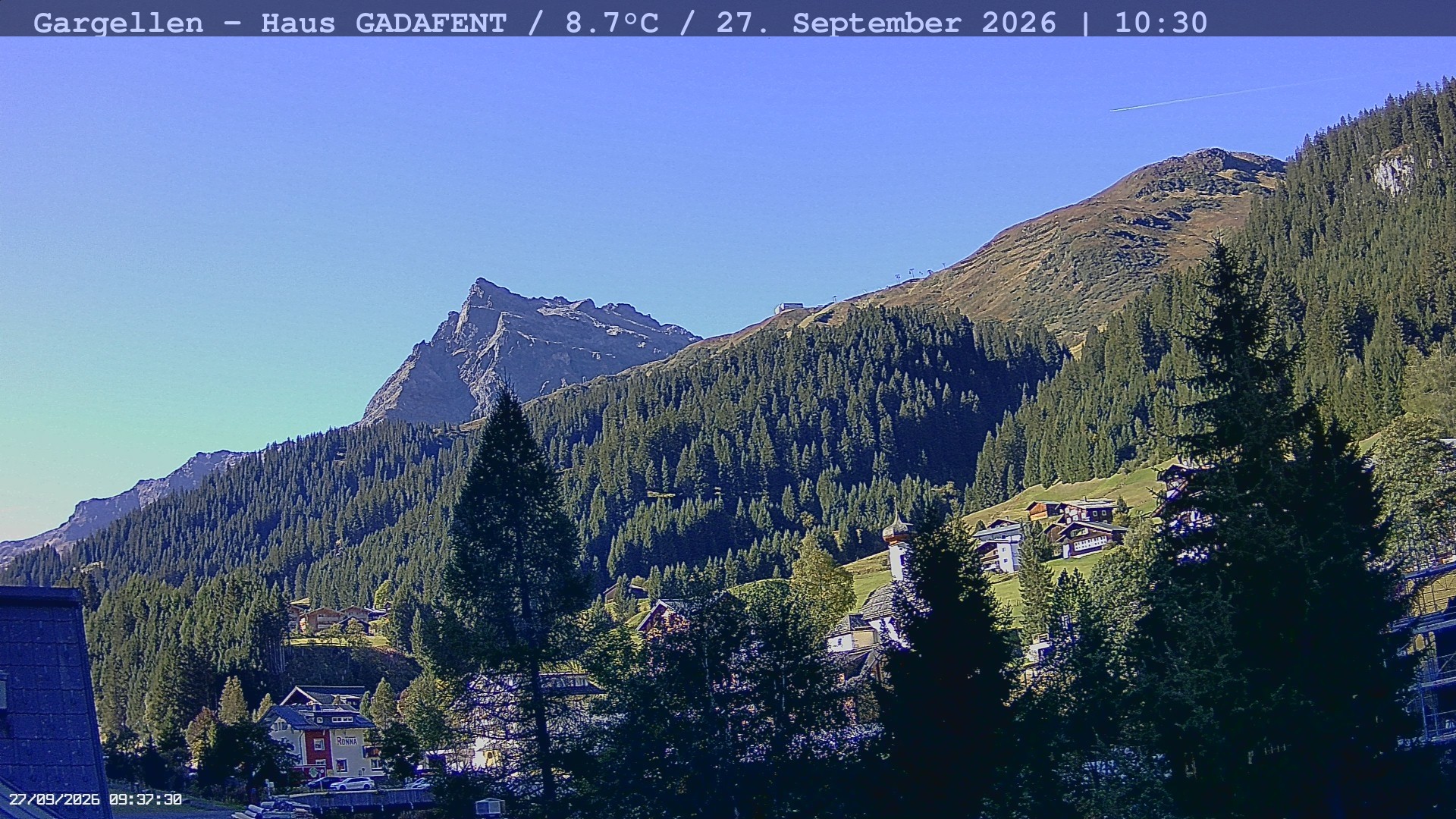 Archiv Foto Webcam Gargellen - Schafberg