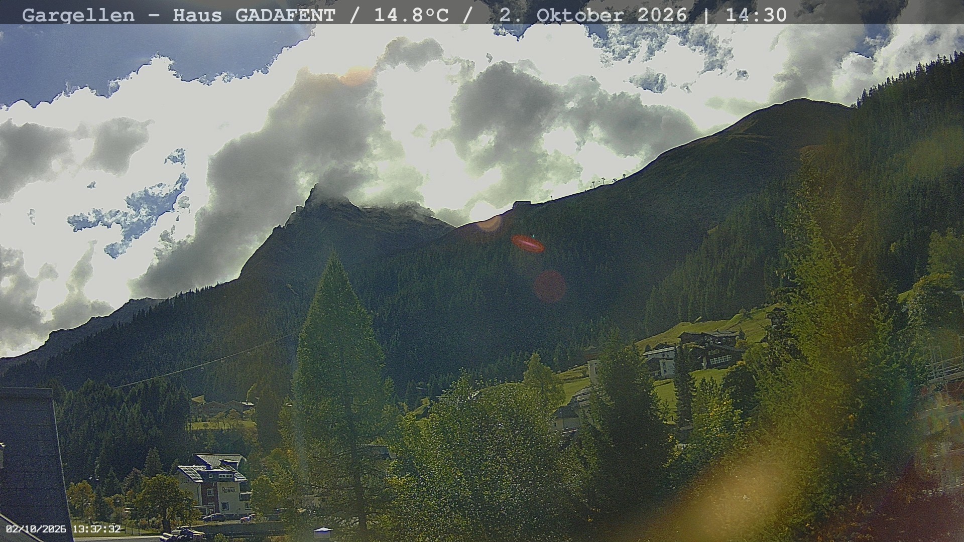 Archived image Webcam Schafberg Gargellen