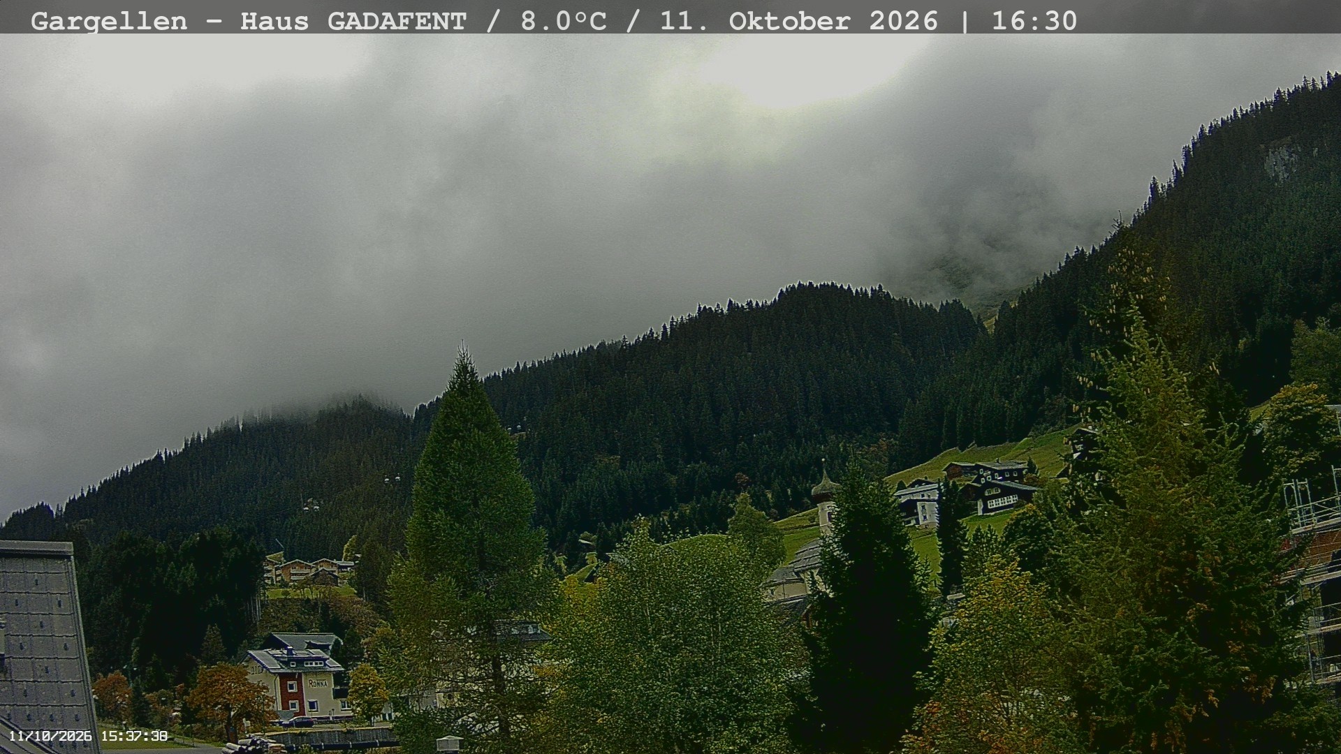 Archiv Foto Webcam Gargellen - Schafberg