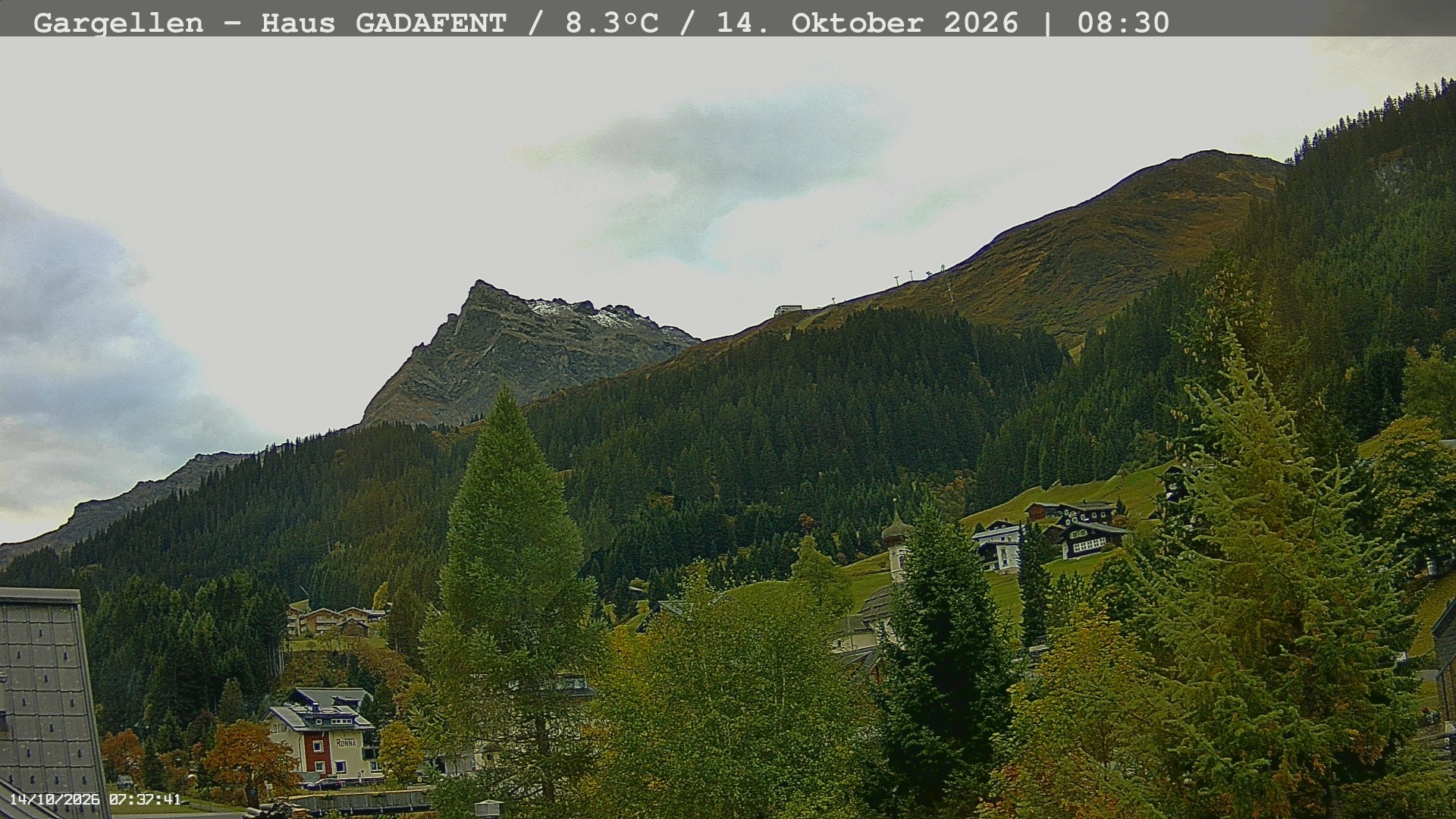 Archiv Foto Webcam Gargellen - Schafberg