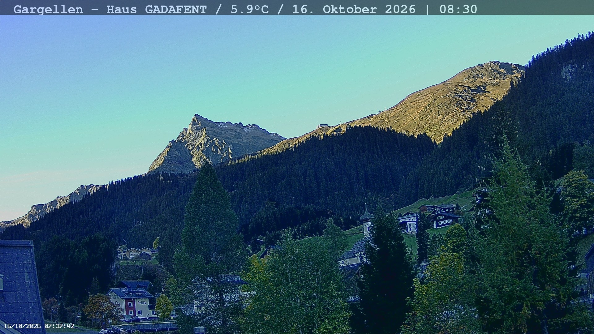Archived image Webcam Schafberg Gargellen