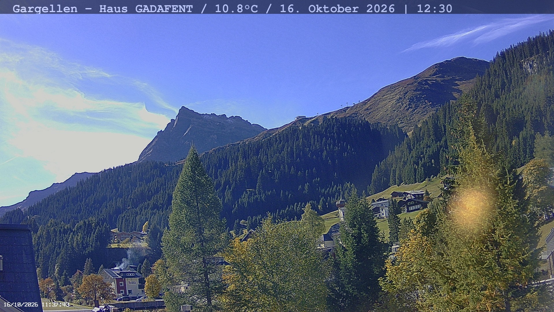 Archived image Webcam Schafberg Gargellen