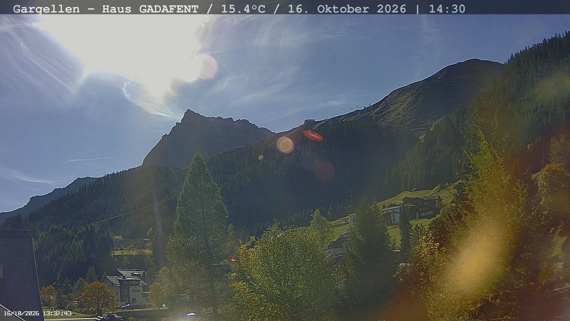 Archived image Webcam Schafberg Gargellen