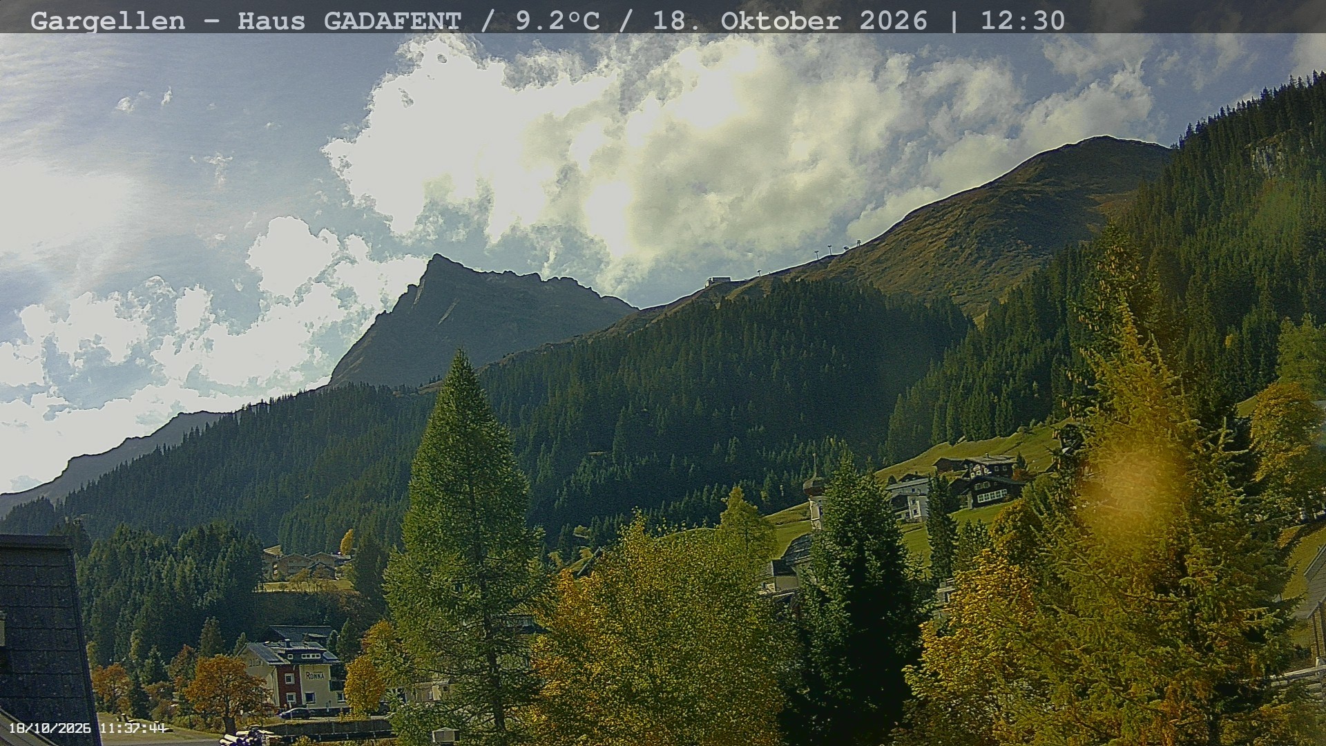 Archiv Foto Webcam Gargellen - Schafberg