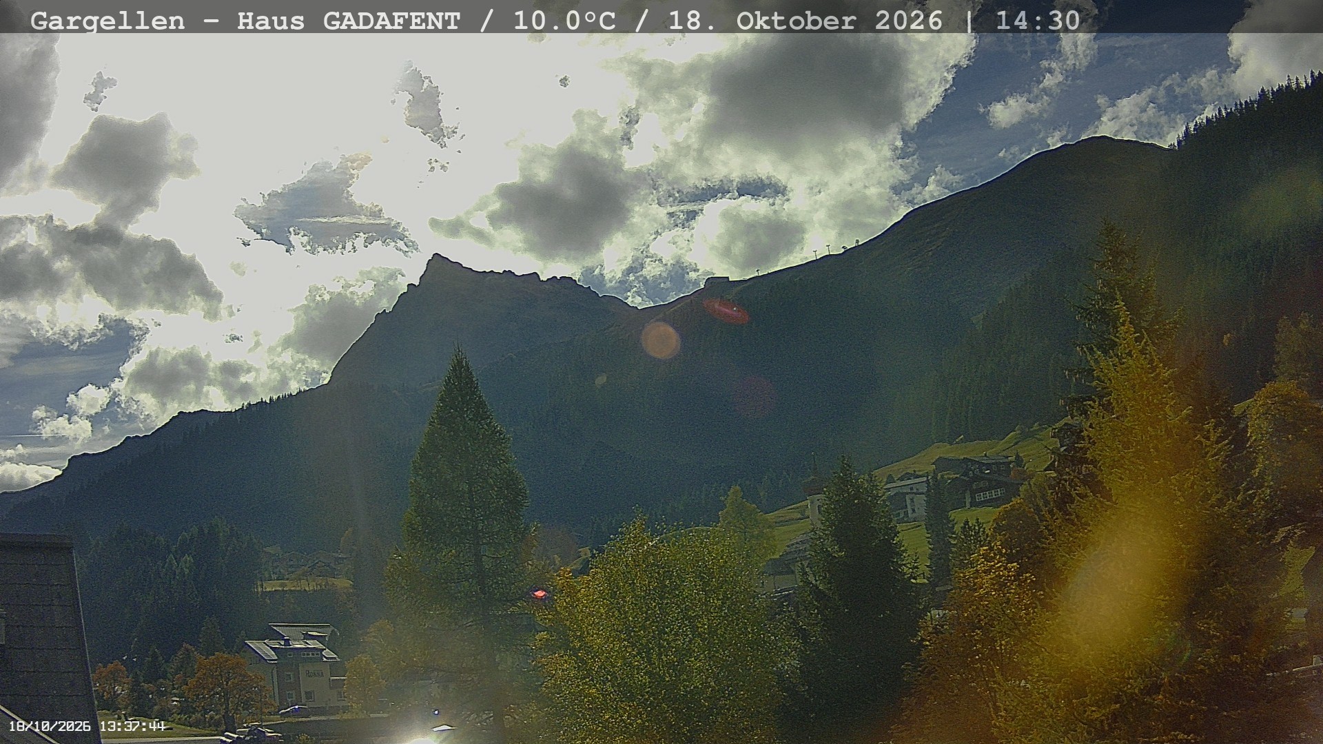 Archiv Foto Webcam Gargellen - Schafberg