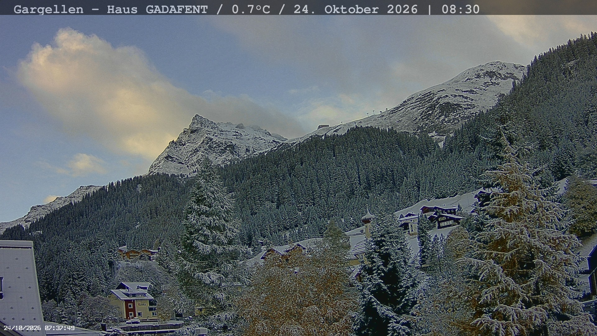 Archiv Foto Webcam Gargellen - Schafberg