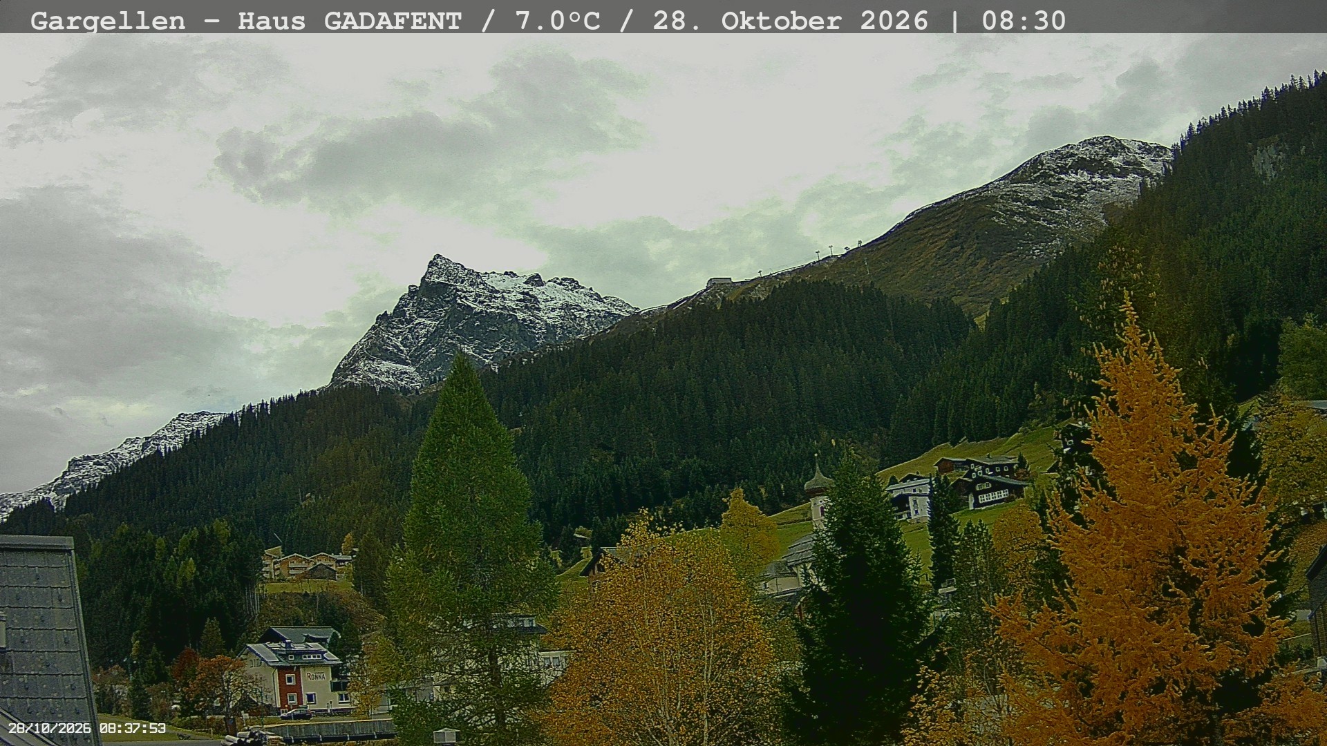 Archived image Webcam Schafberg Gargellen