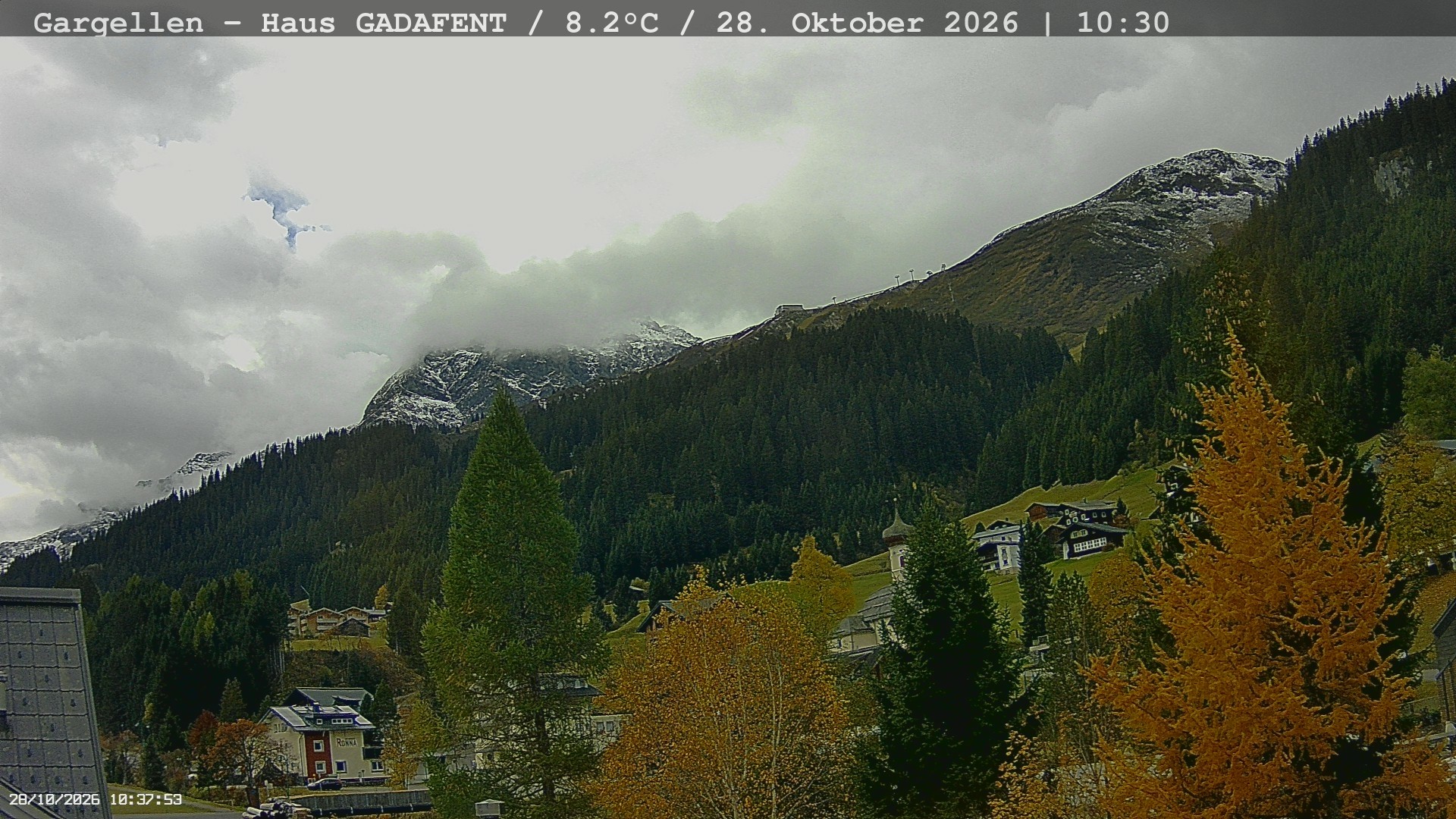 Archived image Webcam Schafberg Gargellen